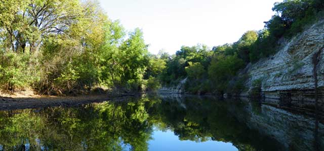 Canoe Trail on Lake Whitney