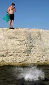 Swimming at Lake Whitney