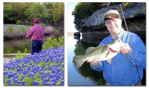 Fishing at Cherokee Village Resort on Lake Whitney